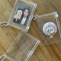 Thumbnail for Glitter Transparent Candy Bag Kpop Keychain Photocard Holder - ArtGalleryZen