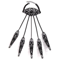 Thumbnail for Gothic Five Finger Armor Nails Mittens Bracelet - ArtGalleryZen