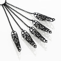 Thumbnail for Gothic Five Finger Ring Chain Bracelet - ArtGalleryZen