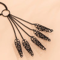 Thumbnail for Gothic Five Finger Ring Chain Bracelet - ArtGalleryZen