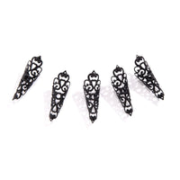 Thumbnail for Gothic Gold Silver Plated Five Fingers Nails Ring Set - ArtGalleryZen