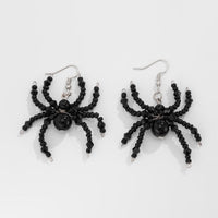 Thumbnail for Gothic Layered Crystal Beaded Spider Necklace Earrings - ArtGalleryZen