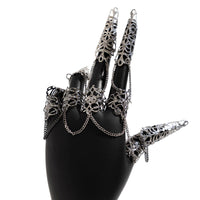 Thumbnail for Gothic Layered Dark Nail Fingers Nails Claws Bracelet - ArtGalleryZen