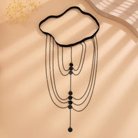 Thumbnail for Gothic Layered Sequin Charm Elastic Thigh Leg Chain - ArtGalleryZen