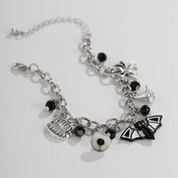 Thumbnail for Halloween Crystal Tassel Bat Spider Fangs Pendant Bracelet - ArtGalleryZen