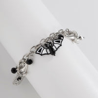 Thumbnail for Halloween Crystal Tassel Bat Spider Fangs Pendant Bracelet - ArtGalleryZen