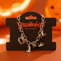 Thumbnail for Halloween Crystal Tassel Bat Spider Fangs Pendant Bracelet - ArtGalleryZen
