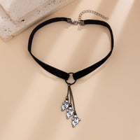 Thumbnail for Halloween Ghost Pendant Velvet Necklace - ArtGalleryZen