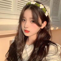 Thumbnail for Handmade Crochet Flower Hair Band - ArtGalleryZen