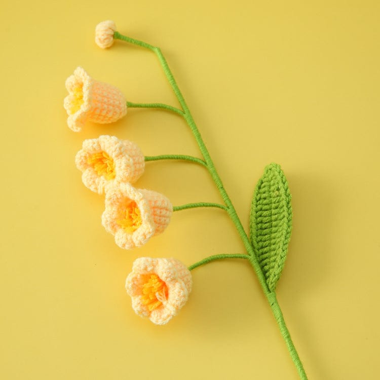 Handmade Crochet Lily Of The Valley Flower - ArtGalleryZen