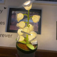 Thumbnail for Handmade Crochet Lily Of The Valley Night Light - ArtGalleryZen