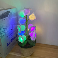 Thumbnail for Handmade Crochet Lily Of The Valley Night Light - ArtGalleryZen