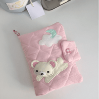 Thumbnail for Handmade Cute Korilakkuma A5 A6 Fabric Binder Cover - ArtGalleryZen
