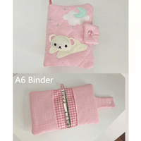 Thumbnail for Handmade Cute Korilakkuma A5 A6 Fabric Binder Cover - ArtGalleryZen