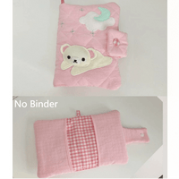 Thumbnail for Handmade Cute Korilakkuma A5 A6 Fabric Binder Cover - ArtGalleryZen