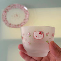 Thumbnail for Hello Kitty Flower Glass Teacup And Saucer Set - ArtGalleryZen