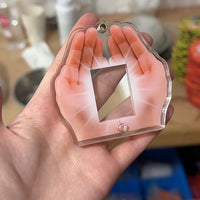 Thumbnail for Hold In The Palm Acrylic Keychain Kpop ID Card Photocard Holder - ArtGalleryZen