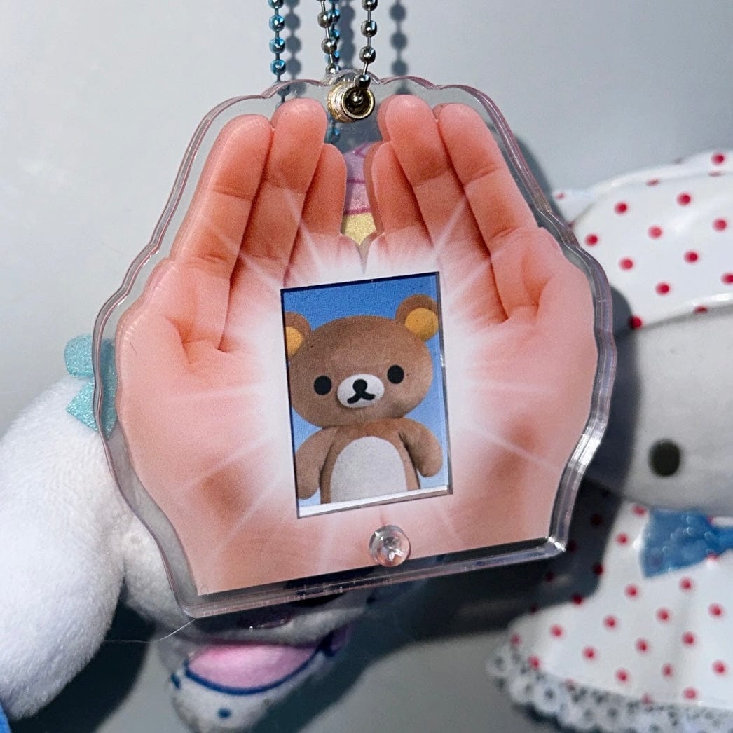 Hold In The Palm Acrylic Keychain Kpop ID Card Photocard Holder - ArtGalleryZen