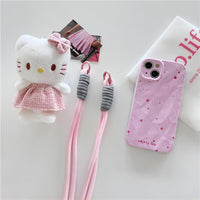 Thumbnail for iPhone Case with HELLO KITTY Back Clip and Lanyard Set - ArtGalleryZen