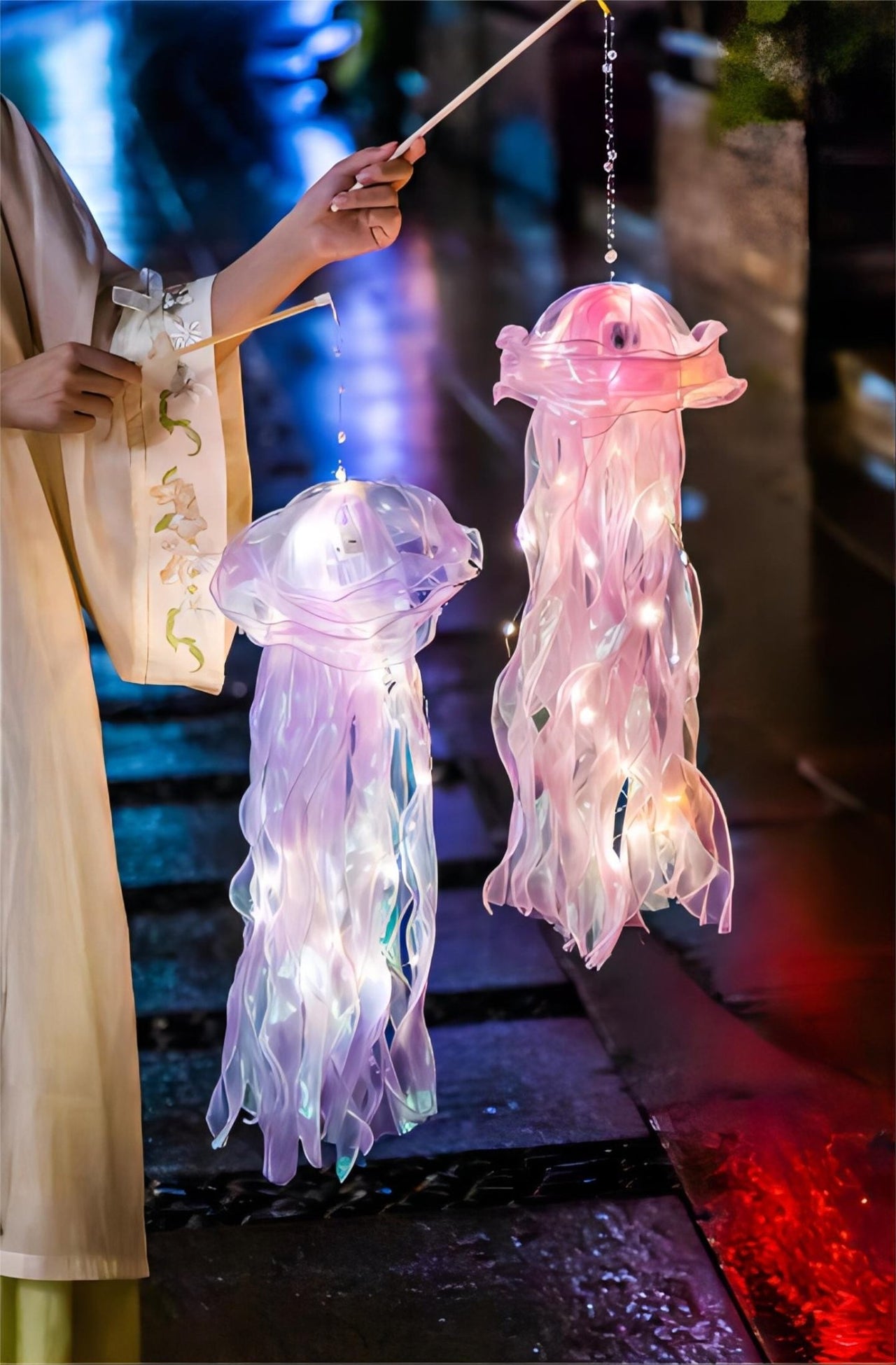 Jellyfish Lantern Night Light - ArtGalleryZen