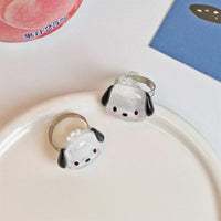 Thumbnail for Kawaii 5 Pieces Sanrio Resin Rings Set - ArtGalleryZen