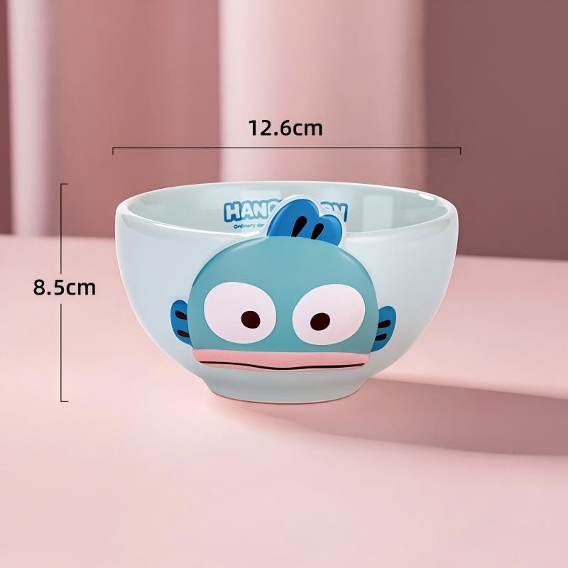 Kawaii Cartoon Ceramic Bowl - ArtGalleryZen