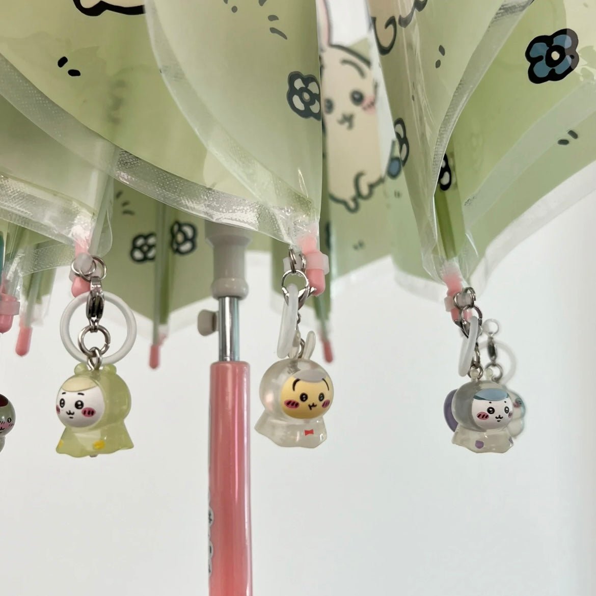 Kawaii Chiikawa Hachiware Usagi Raincoat Keychain Doll - ArtGalleryZen