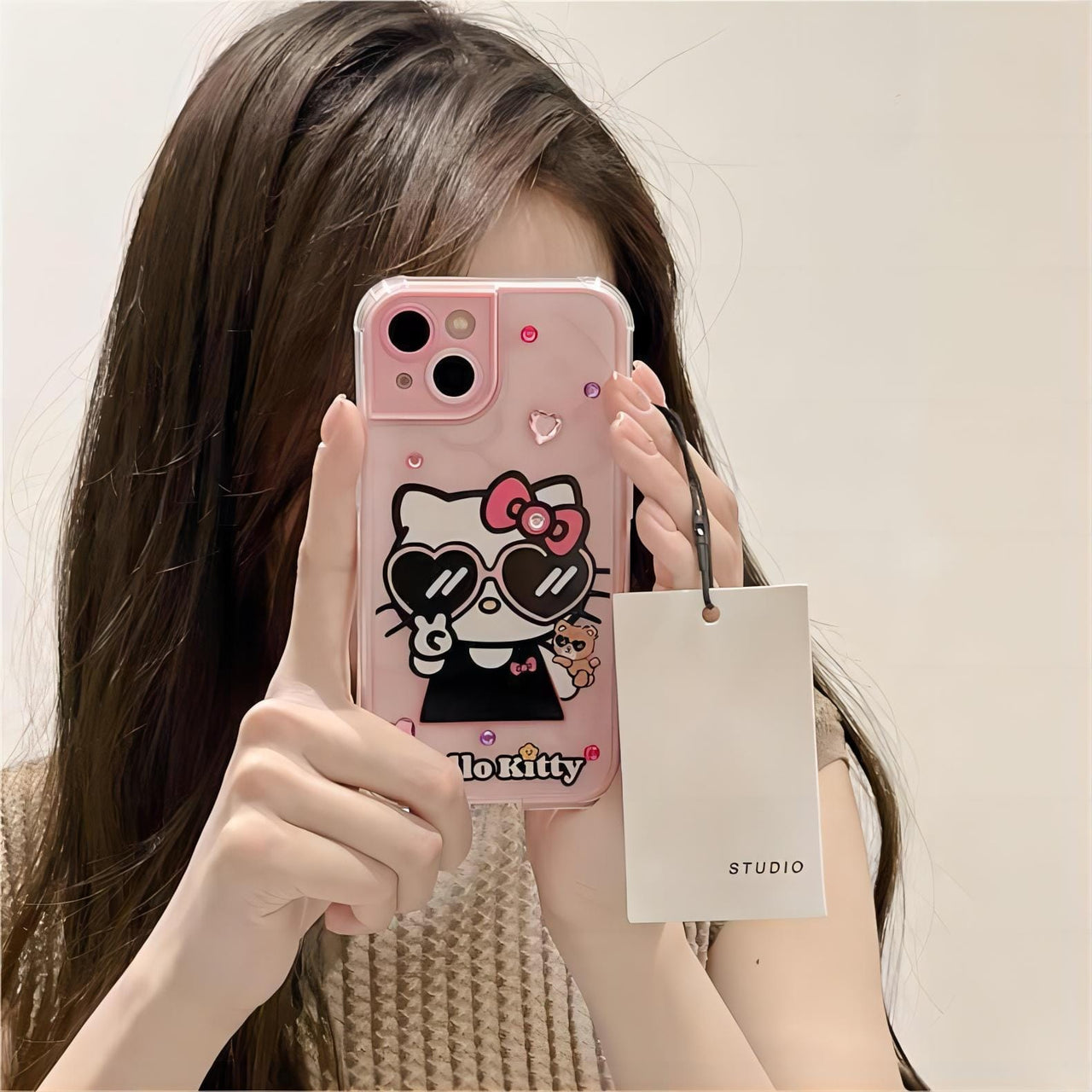 Kawaii DIY Sticker Hello Kitty iPhone Case - ArtGalleryZen