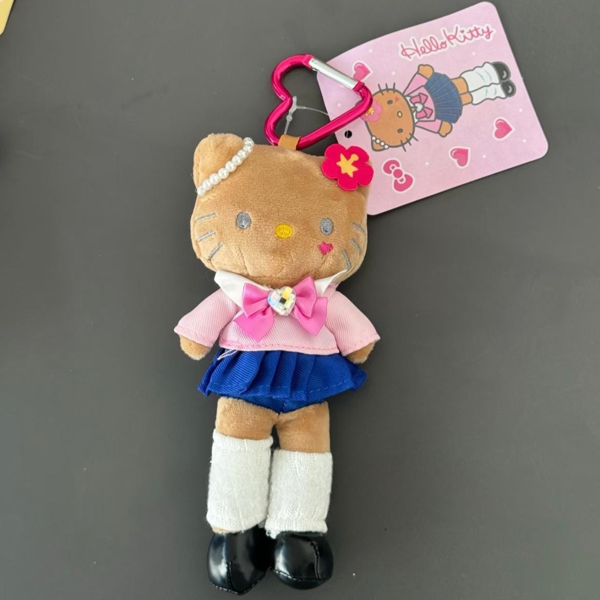 Kawaii Fairy Hello Kitty School Uniform Plush Keychain Doll - ArtGalleryZen