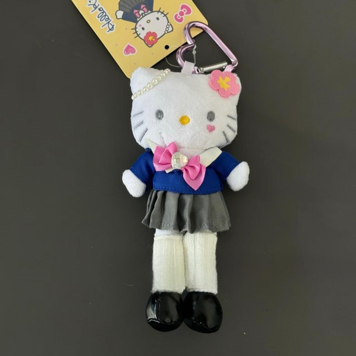 Kawaii Fairy Hello Kitty School Uniform Plush Keychain Doll - ArtGalleryZen
