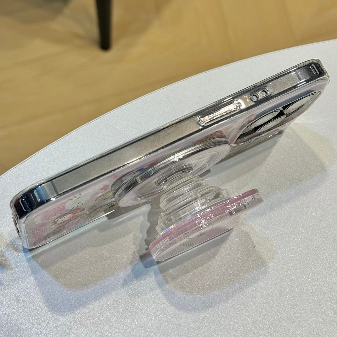 Kawaii Hello Kitty Shaker Magnetic Stand iPhone Case - ArtGalleryZen