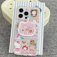 Thumbnail for Kawaii Hello Kitty Shaker Magnetic Stand iPhone Case - ArtGalleryZen
