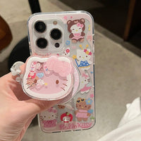 Thumbnail for Kawaii Hello Kitty Shaker Magnetic Stand iPhone Case - ArtGalleryZen