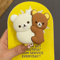 Thumbnail for Kawaii Hugging Rilakkuma AirPods Earphone Case - ArtGalleryZen