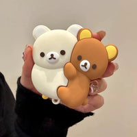 Thumbnail for Kawaii Hugging Rilakkuma AirPods Earphone Case - ArtGalleryZen