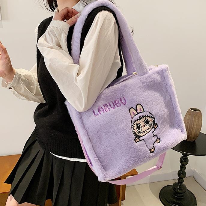 ぬいぐるみ POP MART LABUBU Doll Shoulder Bag Pop Mart Labubu The Monsters Classic Series Plush Doll