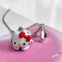 Thumbnail for Kawaii Magnetic Toy Crane Hello Kitty Necklace - ArtGalleryZen
