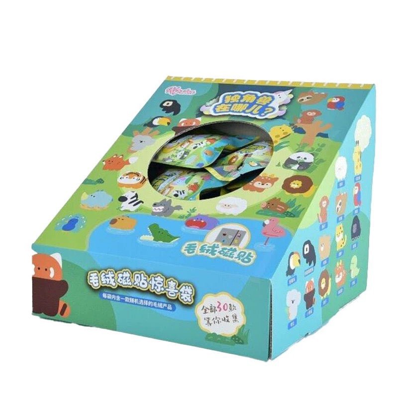 Kawaii Marine Animal Plush Fridge Magnets - ArtGalleryZen