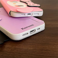 Thumbnail for Kawaii My Melody Kuromi Flip iPhone Case - ArtGalleryZen
