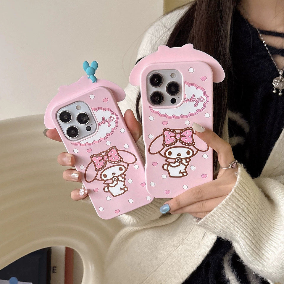Kawaii My Melody Silicone iPhone Case - ArtGalleryZen