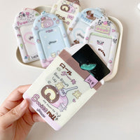 Thumbnail for Kawaii Puppy Panda Swiss Roll Kpop Keychain Photocard Holder - ArtGalleryZen