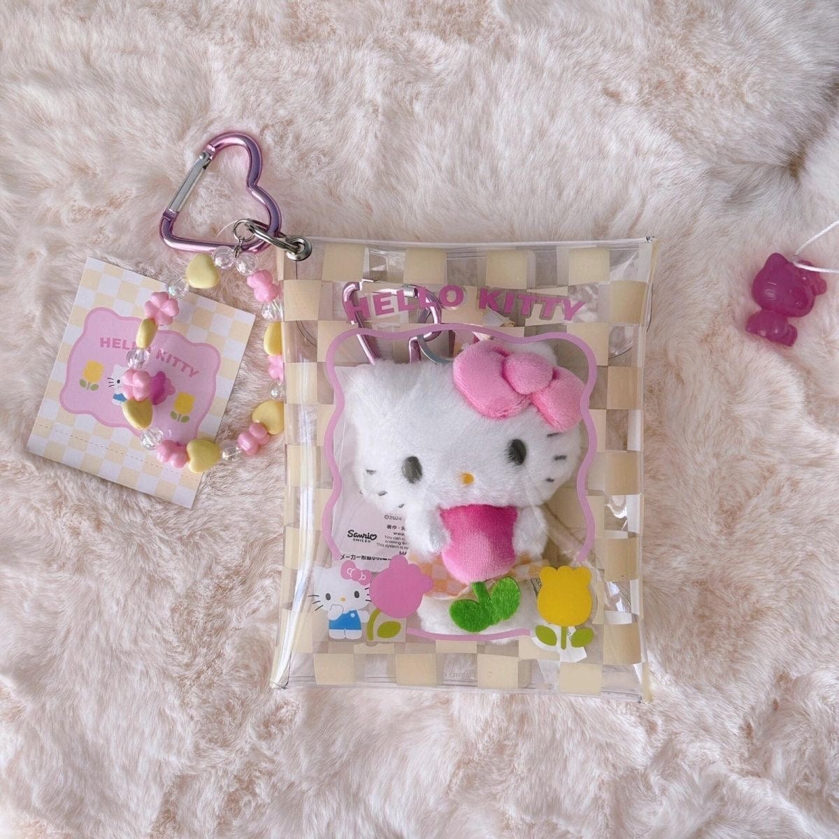 Kawaii Sanrio Doll Storage Kpop Display Keychain Bag - ArtGalleryZen