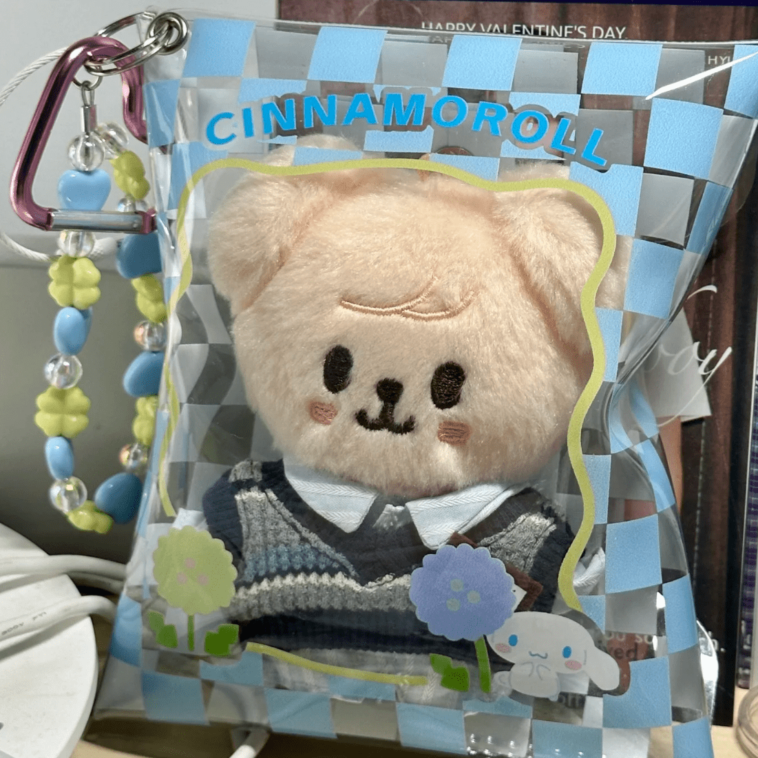 Kawaii Sanrio Doll Storage Kpop Display Keychain Bag - ArtGalleryZen