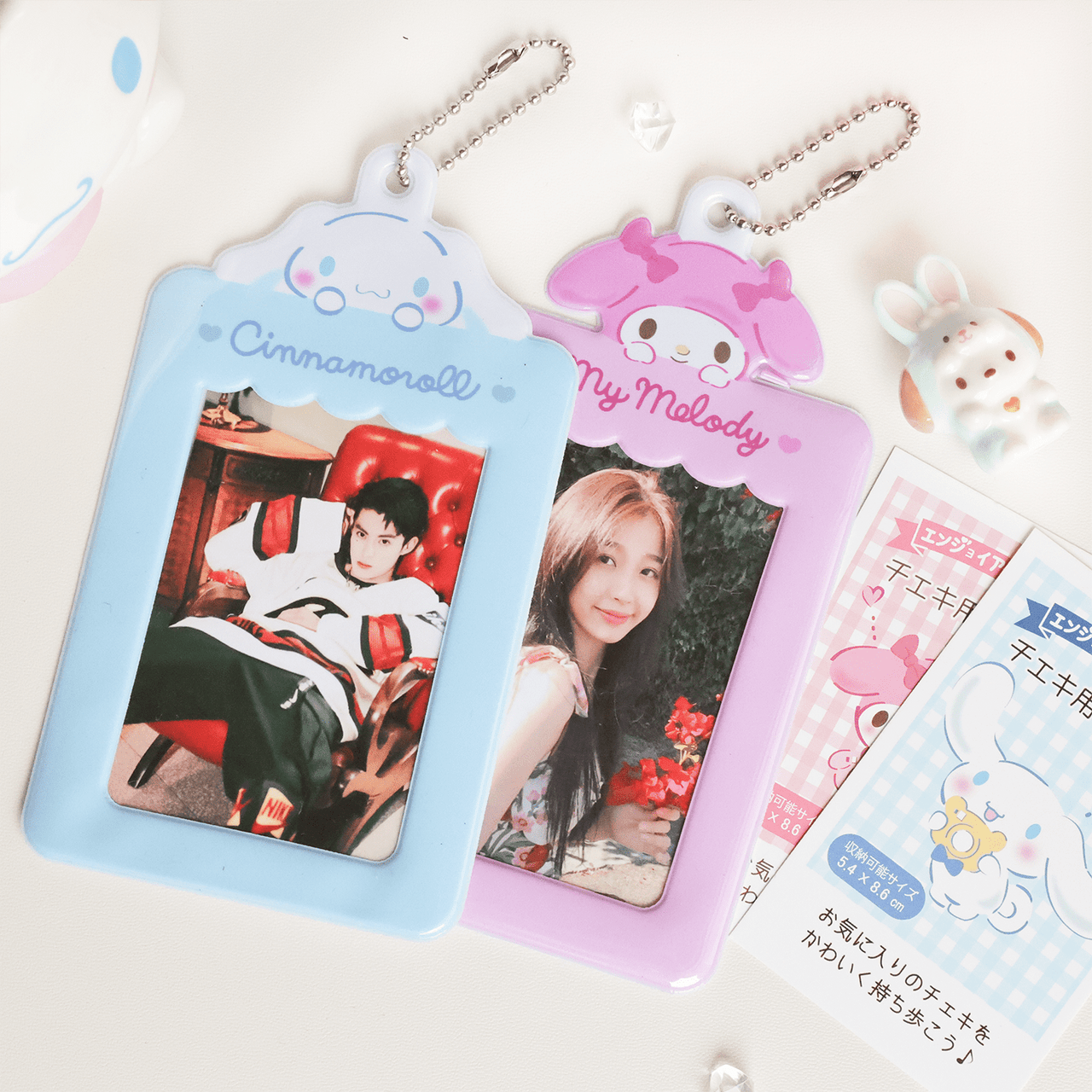 Kawaii Sanrio Kpop Keychain Photocard Holder - ArtGalleryZen