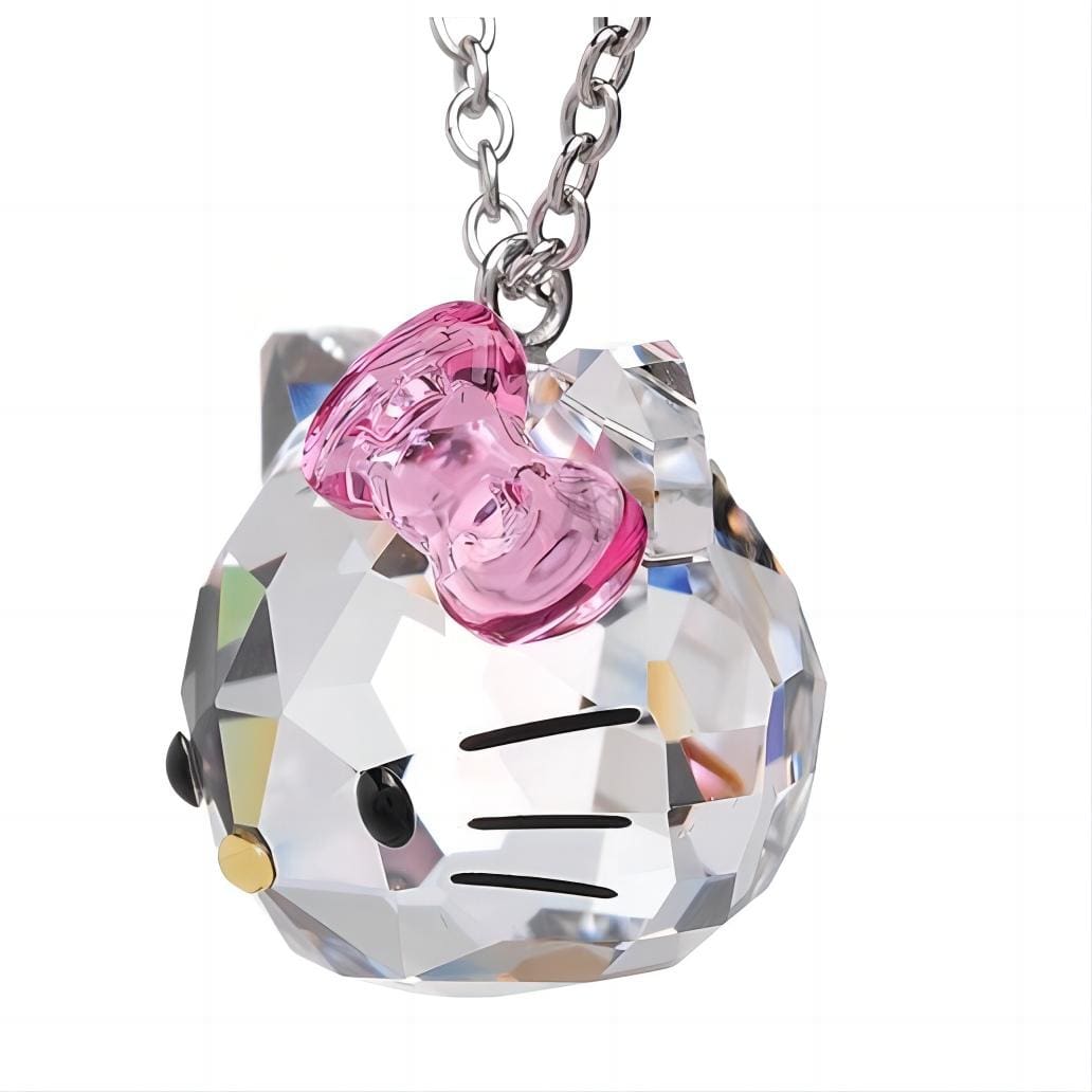 hello kitty crystal pendant necklace｜TikTok Search