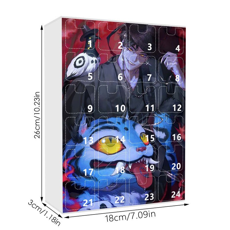 Kpop Demon Hunters Advent Countdown Calendar With 24pcs Keychain - ArtGalleryZen