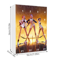 Thumbnail for Kpop Demon Hunters Advent Countdown Calendar With 24pcs Keychain - ArtGalleryZen
