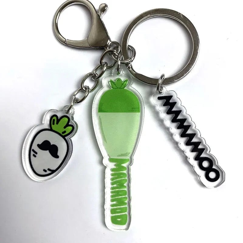 Kpop Idol Group Mini Lightstick Acrylic Keychain - ArtGalleryZen