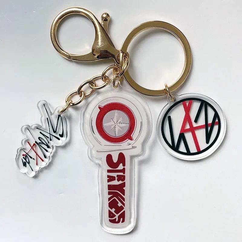 Kpop Idol Group Mini Lightstick Acrylic Keychain - ArtGalleryZen