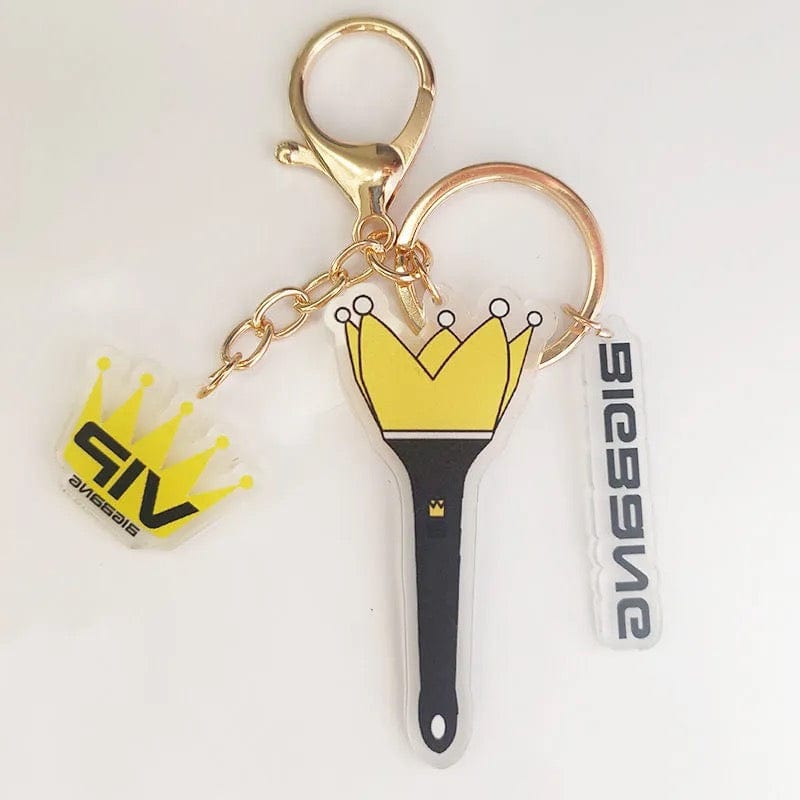Kpop Idol Group Mini Lightstick Acrylic Keychain - ArtGalleryZen